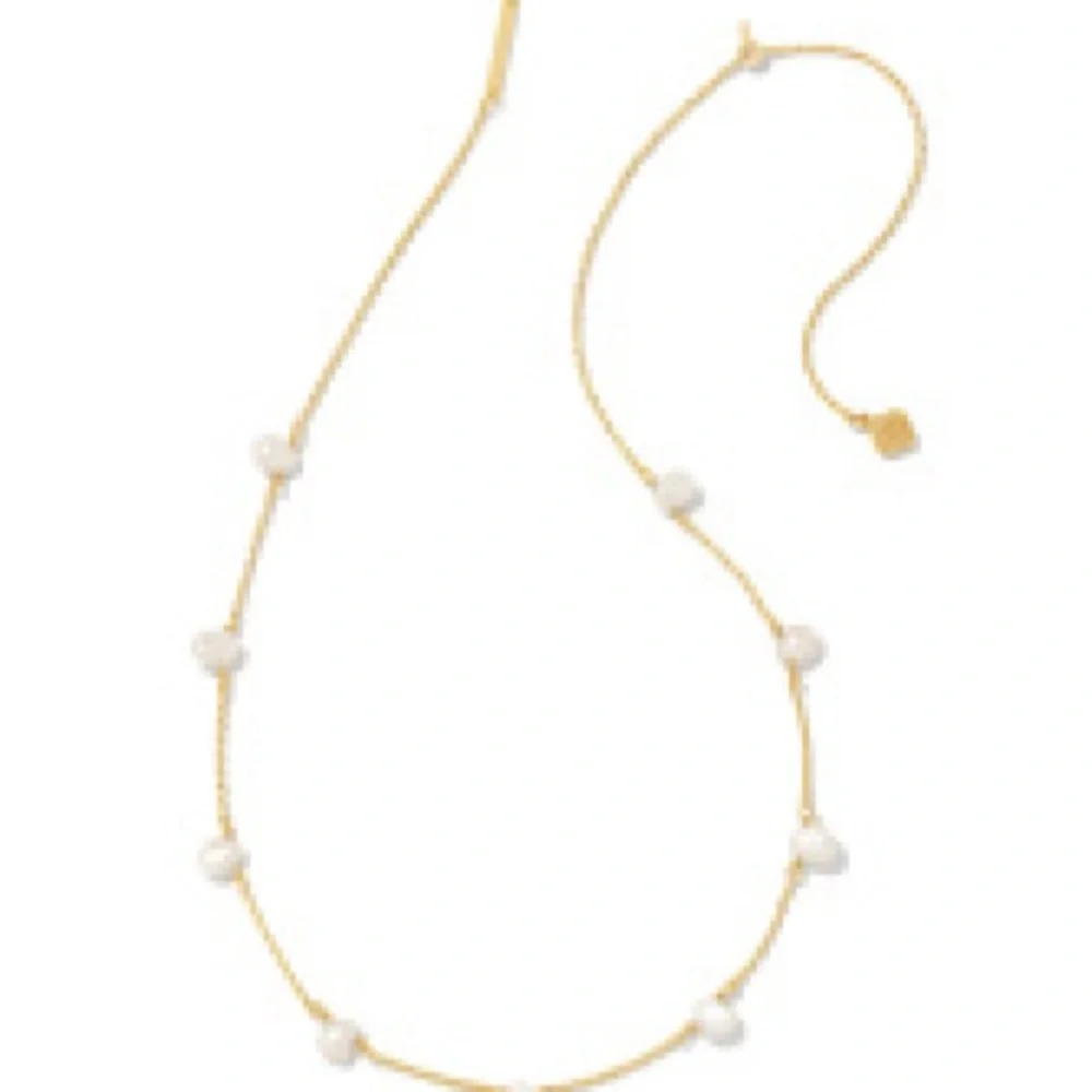 Leighton Gold Pearl Strand Necklace in Freshwater Cultured Pearl NWOT - Picture 2 of 9
